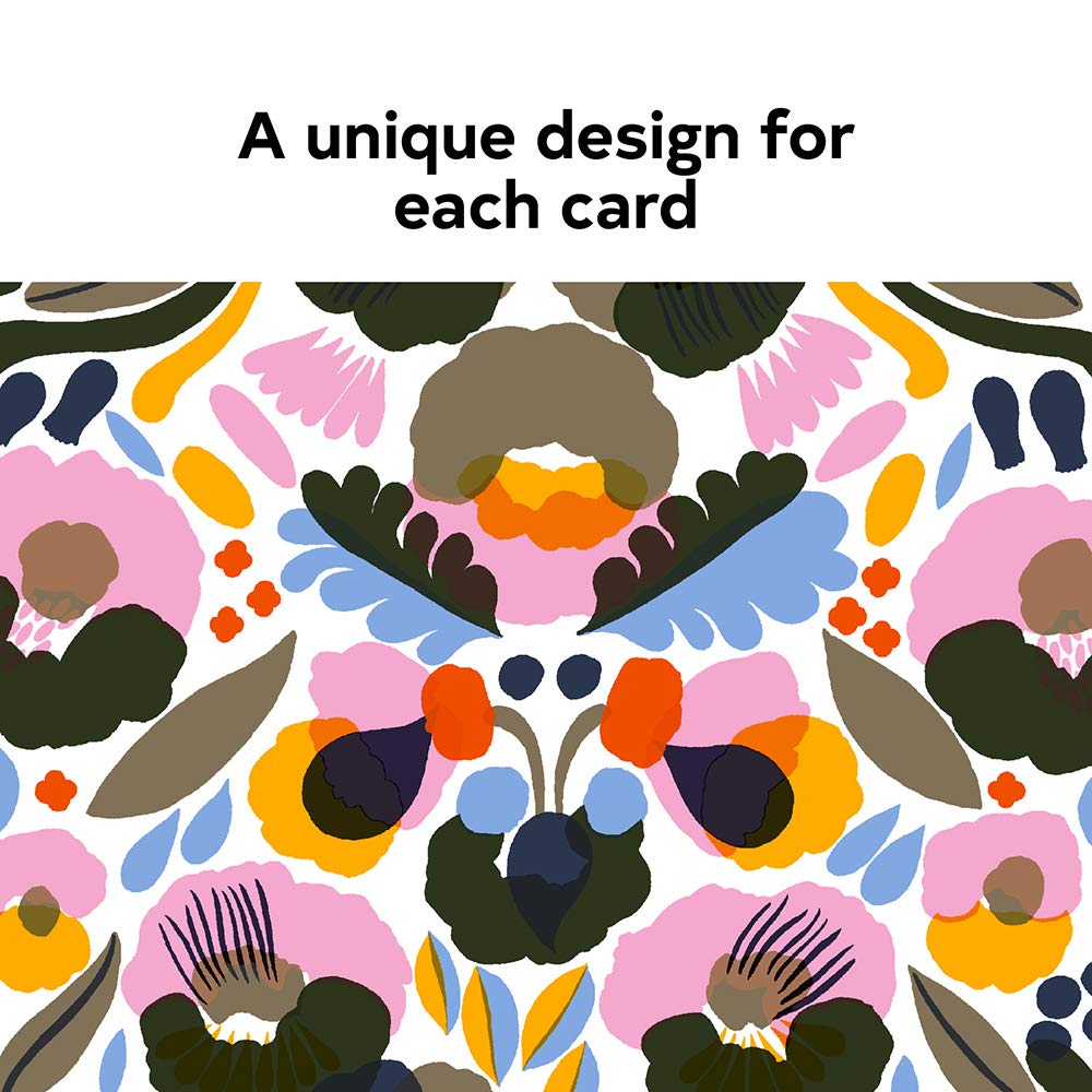 Marimekko Kukka Notecards: (Greeting Cards Featuring Scandinavian Design, Colorful Lifestyle Floral Stationery Collection) (Marimekko x Chronicle Books) - Image 3