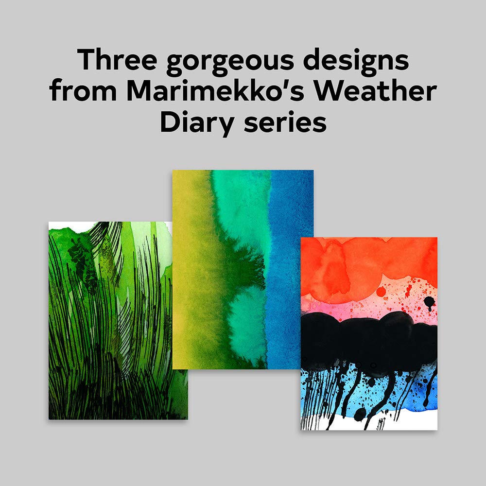 Marimekko Notebook Collection (Saapaivakirja/Weather Diary): (Blank Journal Featuring Scandinavian Design, Colorful Lifestyle Floral Stationery Collection) - Image 3