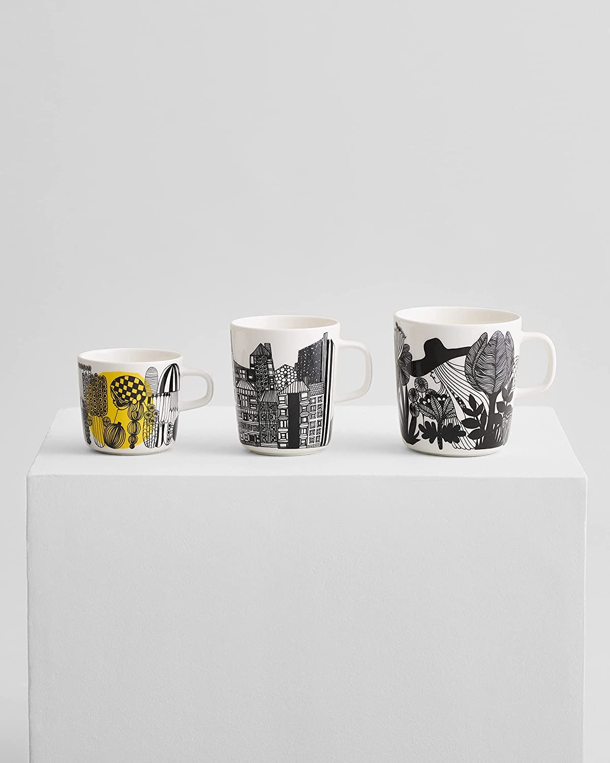 MARIMEKKO - Oiva Siirtolapuutarha Coffee Mug (8.8oz, City Print) - Image 4