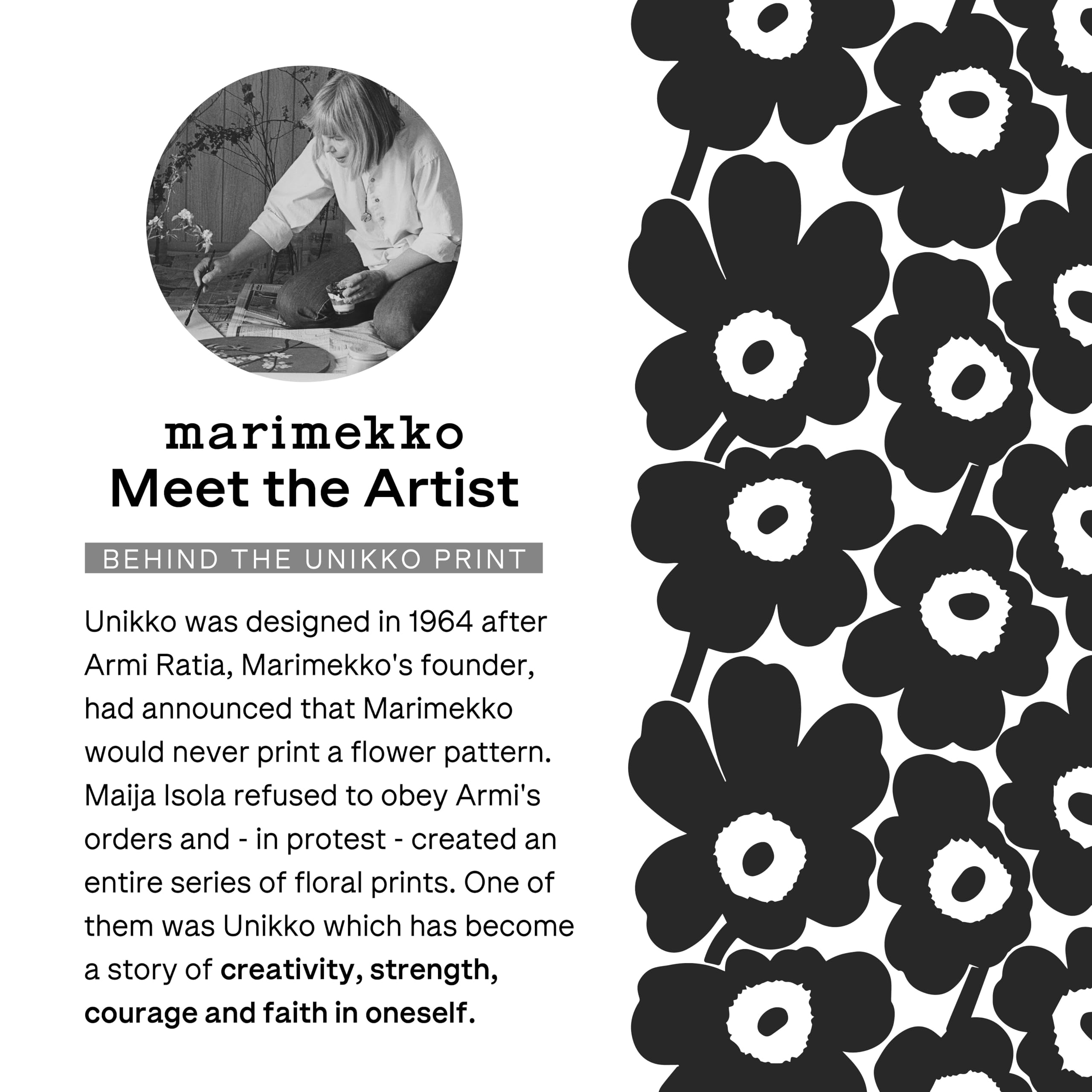 MARIMEKKO Unikko Jute Placemat — Refine Your Dining Room with Our Iconic Table Decor — Stylish Jute Placemats to Elevate Your Dining Experience (15 in Diameter) - Image 5