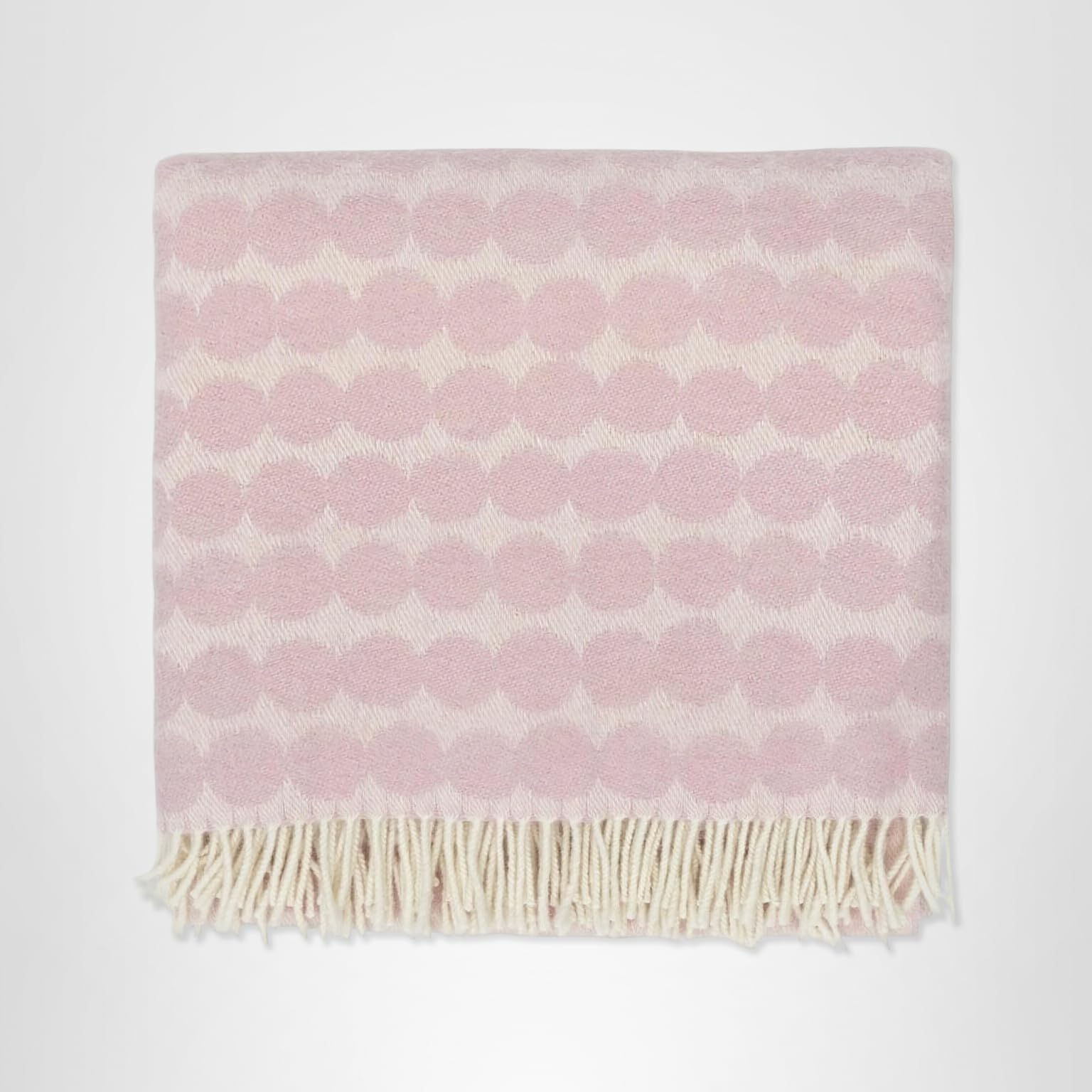 MARIMEKKO Räsymatto Blanket — Refine Your Home Décor with Our Pink & White Decorative Throw Blankets for Sofa (51 x 71 Inch) - Image 3