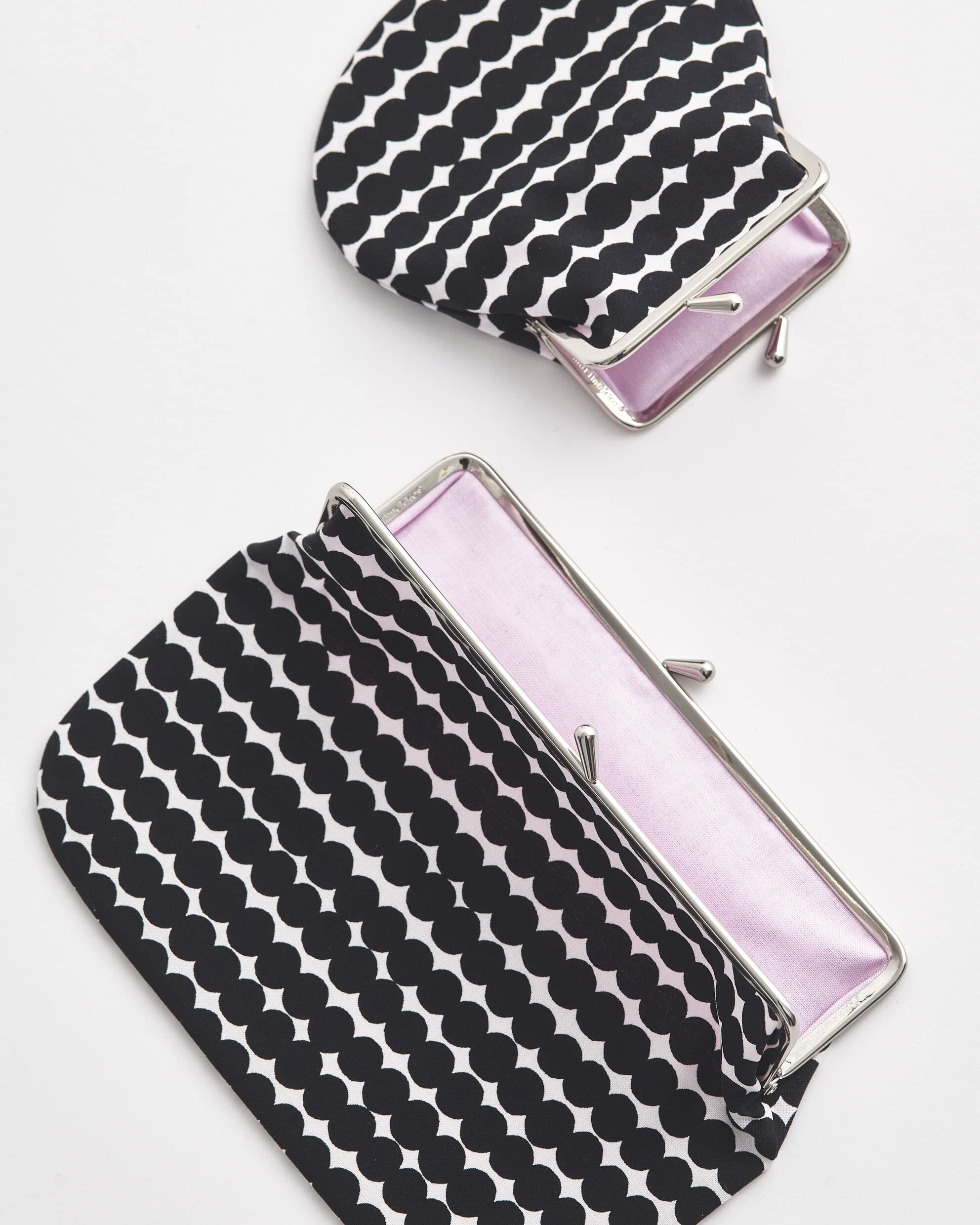 MARIMEKKO Räsymatto Coin Purse (Black and White) – Stylish and Versatile Purse and Wallet to Include in your Daily Essentials – 8” x 6” - Image 3